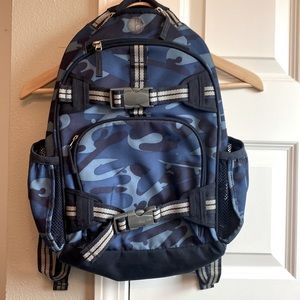 Pottery Barn Kids Navy Camo backpack!